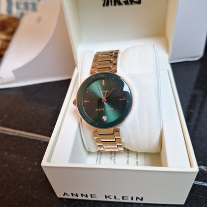 Anne Klein Womens Watch Analog Display and Ceramic Strap,