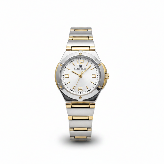 Anne Klein Watch Women l Silver Stainless Steel Band l 8655SVTT