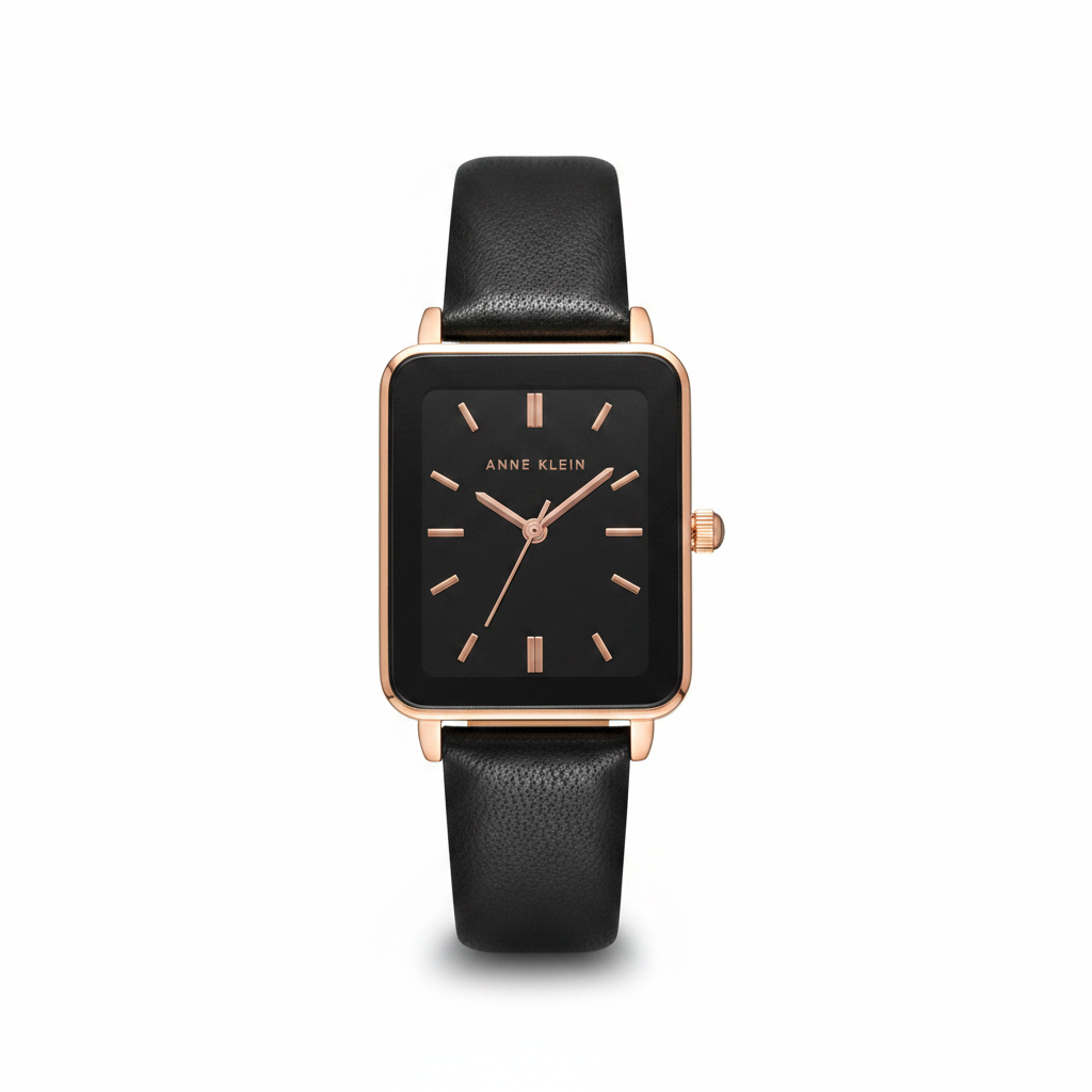 Anne Klein Women's Black Strap Watch, AK/3702