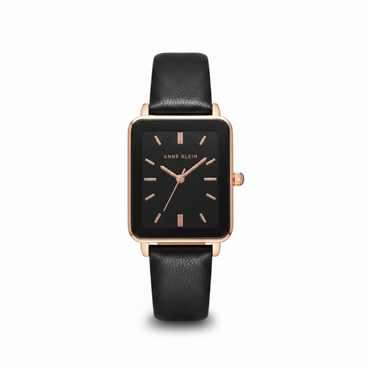 Anne Klein Women's Black Strap Watch, AK/3702
