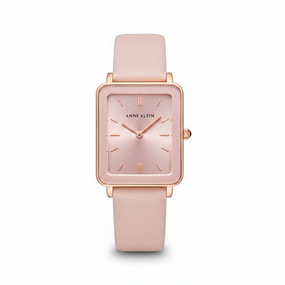 Anne Klein Women's Strap Watch, Light Pink/Rose Gold, AK/3702RGLP