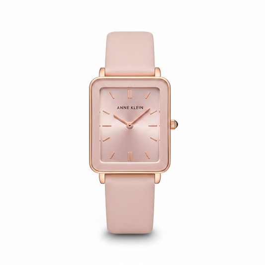 Anne Klein Women's Strap Watch, Light Pink/Rose Gold, AK/3702RGLP