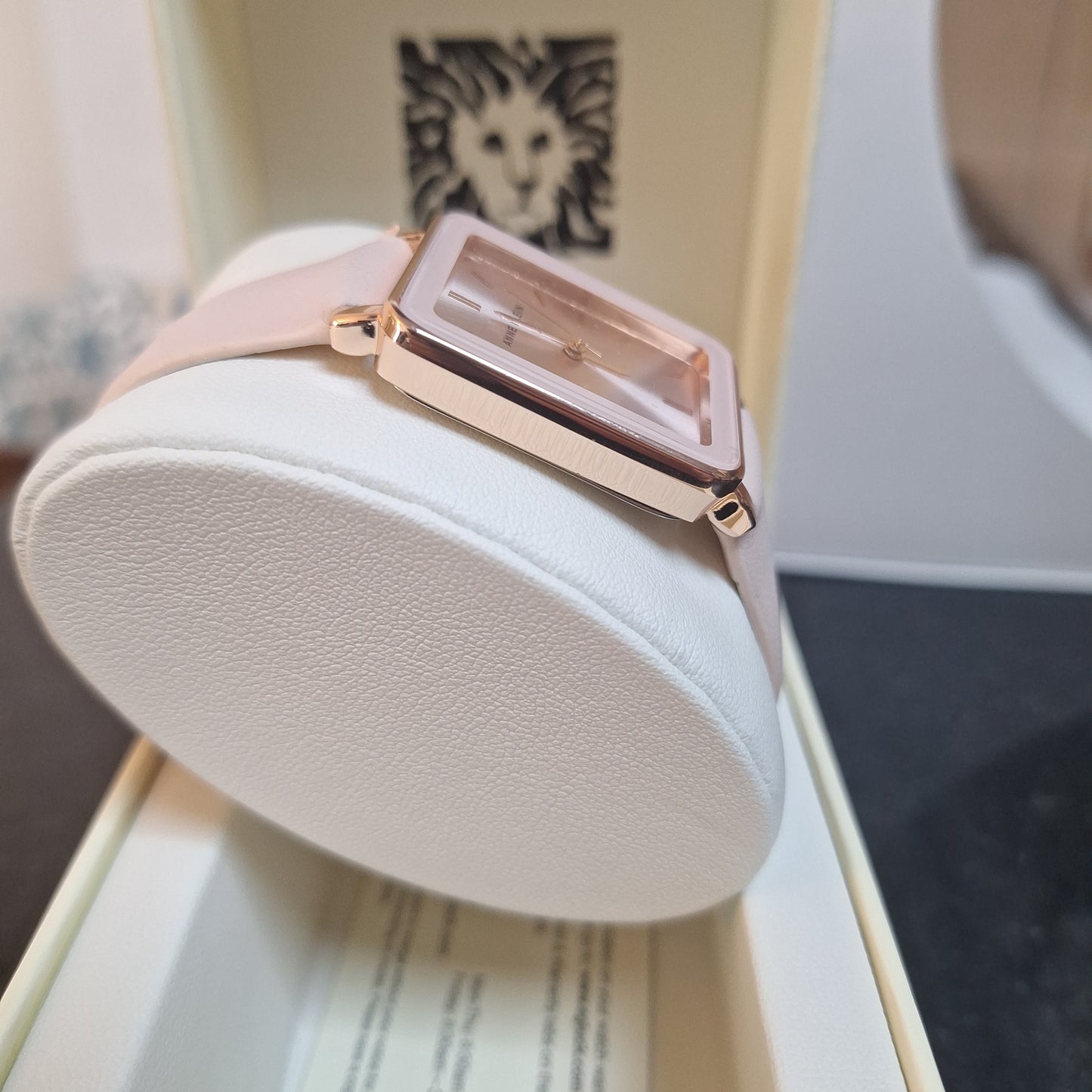 Anne Klein Women's Strap Watch, Light Pink/Rose Gold,