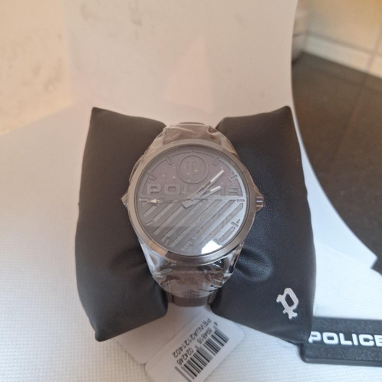 Police Men's Analogue Quartz Watch with Leather Strap