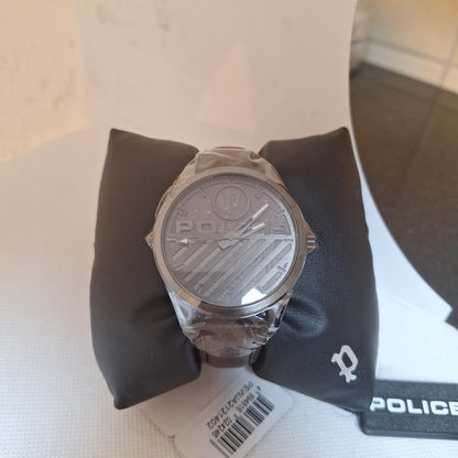 Police Men's Analogue Quartz Watch with Leather Strap