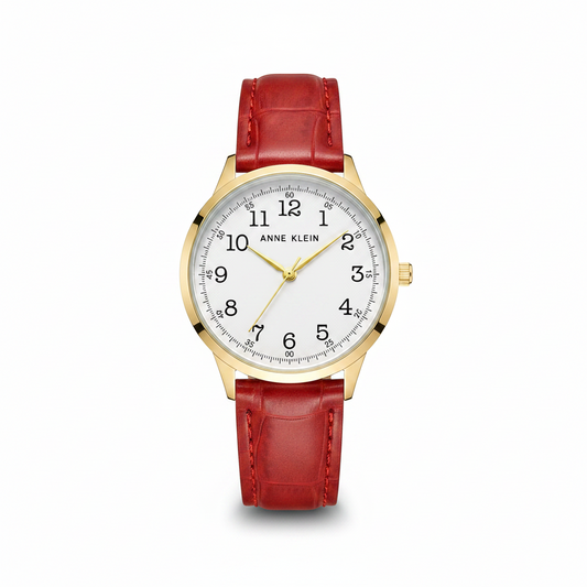 Anne klein woman watches l Red Strap l Model Ak3700
