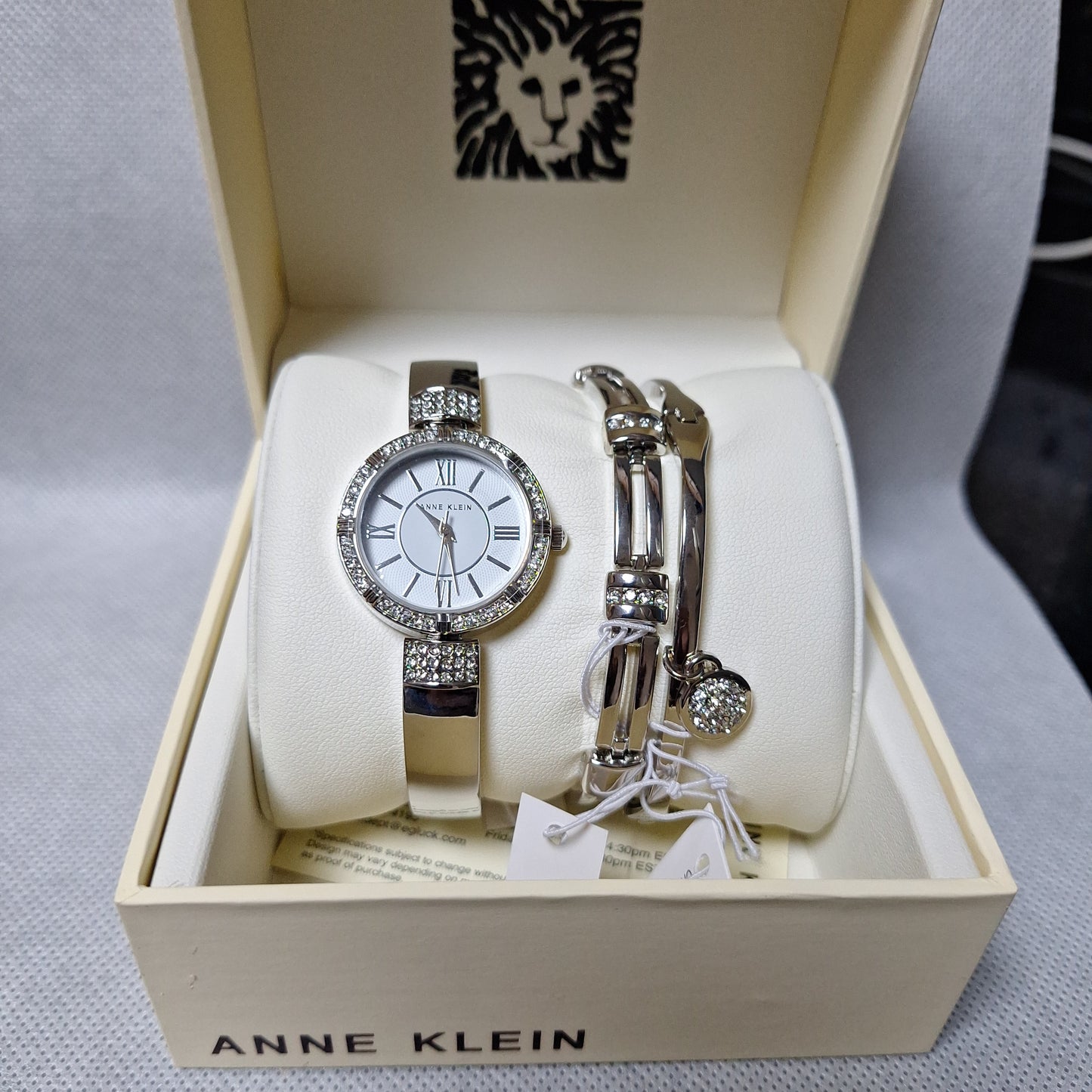 Anne Klein Bracelet Set Premium Crystal Accented