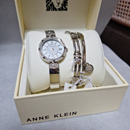 Anne Klein Bracelet Set Premium Crystal Accented