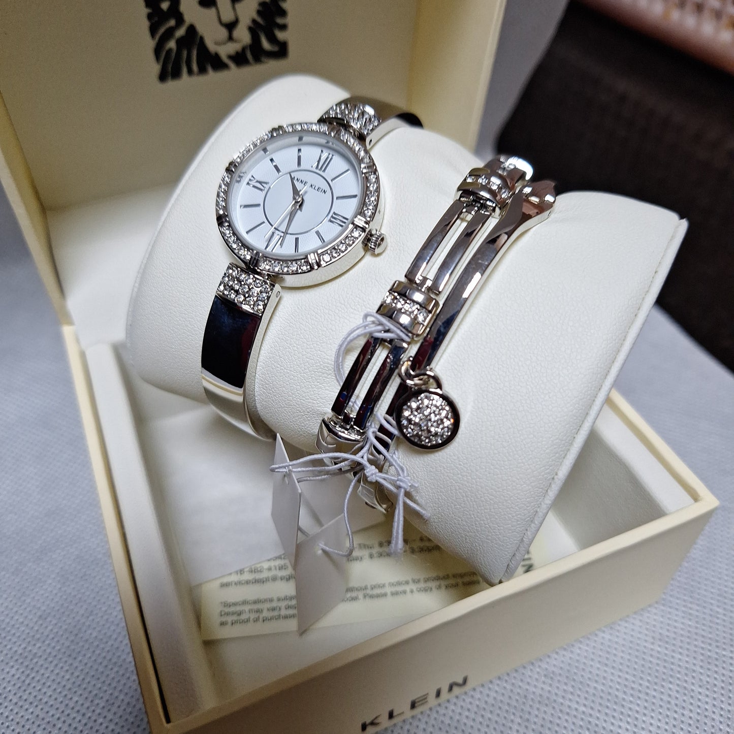 Anne Klein Bracelet Set Premium Crystal Accented