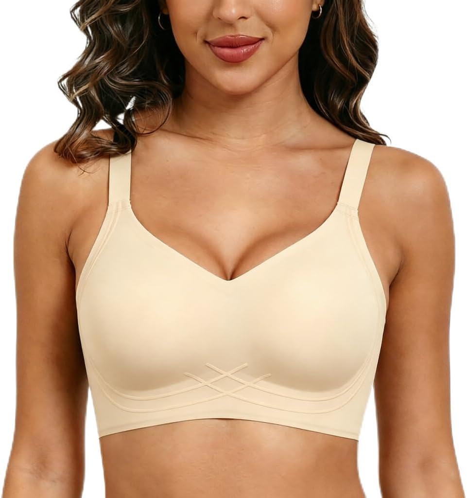 HORISUN womens Ultimate Wireless Bra Full Coverage Bra