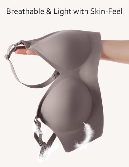Vinfact Soft Nursing Bras, Seamless, Wireless Breastfeeding Bralette with Extra Bra Extender
