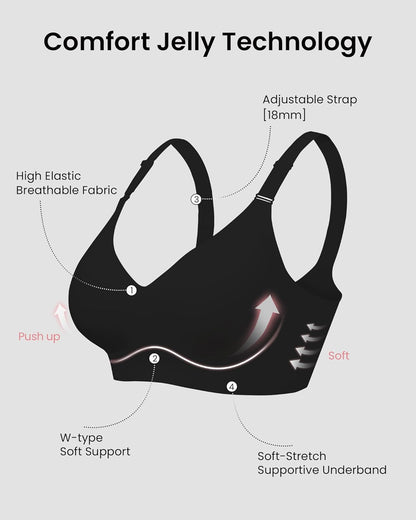 HORISUN womens Ultimate Wireless Bra Full Coverage Bra