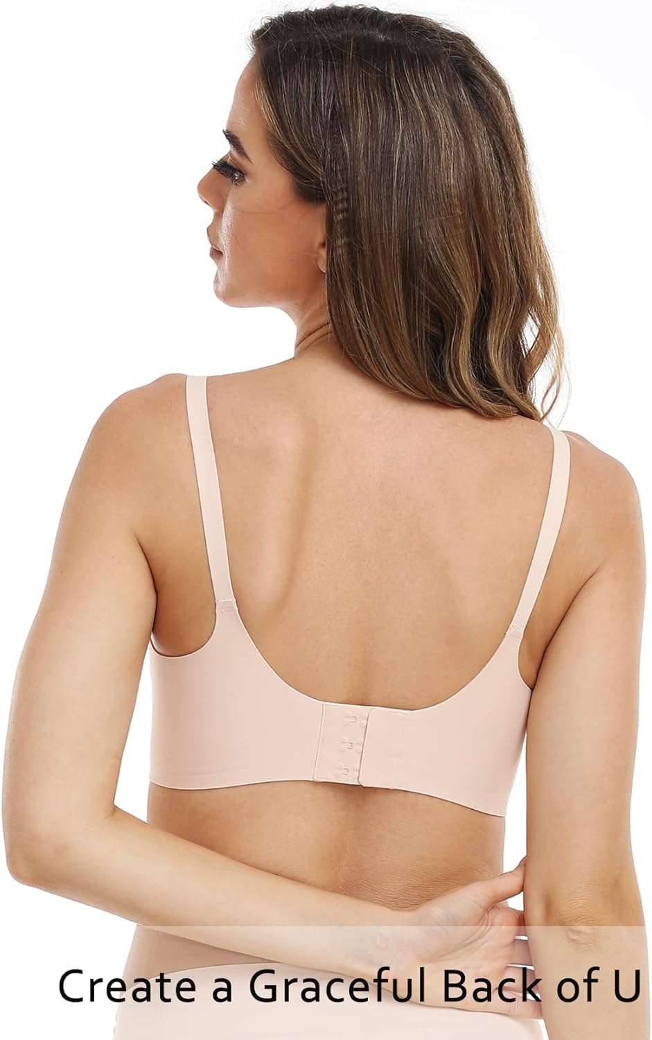 Vinfact Soft Nursing Bras, Seamless, Wireless Breastfeeding Bralette with Extra Bra Extender