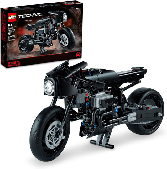 LEGO Technic The BATMAN – BATCYCLE Set 42155, Collectible Toy Motorcycle, Scale Model Building Kit of The Iconic Super Hero Bike from 2022