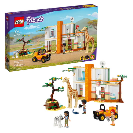 LEGO Friends 41717 Mia’s Wildlife Rescue Building Blocks Toy Set;