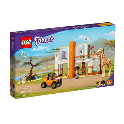 LEGO Friends 41717 Mia’s Wildlife Rescue Building Blocks Toy Set;