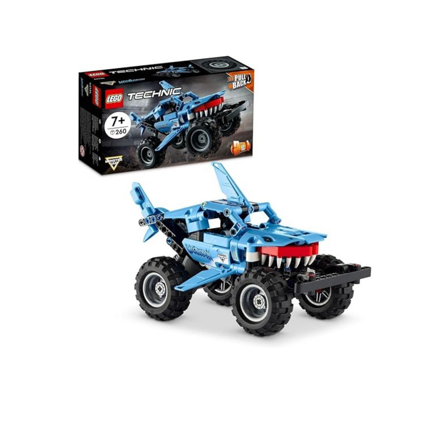 LEGO 42134  Technic Monster Jam Megalodon 42134 Building Blocks Toy Car Set;  (260 Pieces)