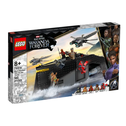 LEGO Marvel 76214 Black Panther War on The Water Building Toy Set