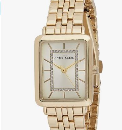Anne Klein Women's Glitter Accented Bracelet Watch,