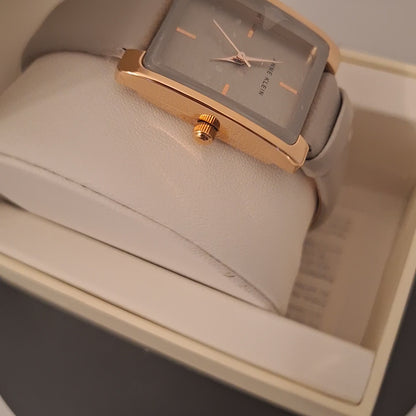Anne Klein Leather Strap Women's  Watch