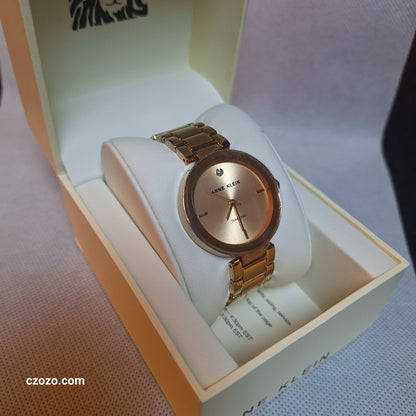 Anne Klein Womens Quartz Watch, Genuine diamond accent