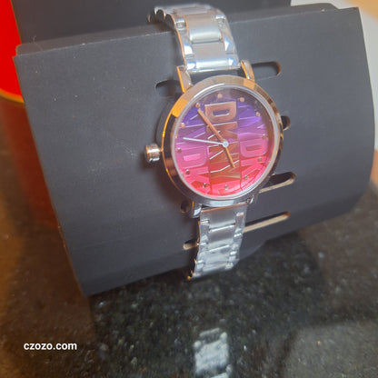 DKNY Soho Three-Hand Stainless Steel Watch