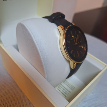 Anne klein woman watches leather strap
