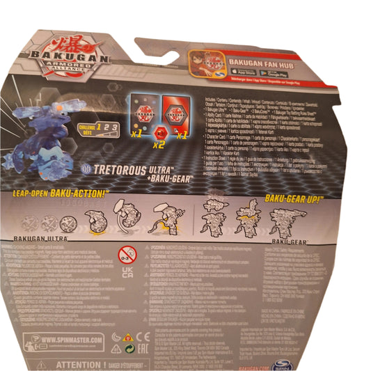 BAKUGAN Armoured Alliance Baku-Gear - Tretorous (Blue) - Table Game - Ages 3+