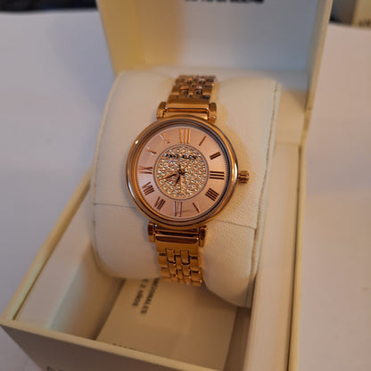Anne Klein 3872RGRG Women's Bracelet Watch, Light rose gold-tone,