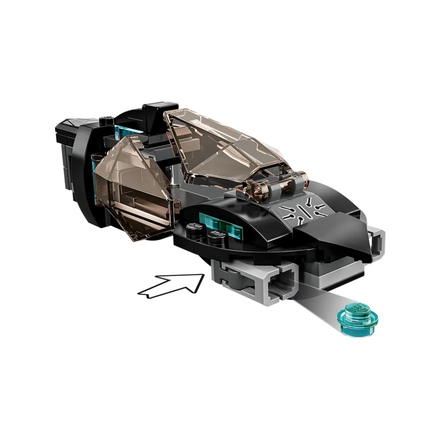 LEGO 76213 Marvel King Namor’s Throne Room, Black Panther Wakanda Forever Set with Submarine