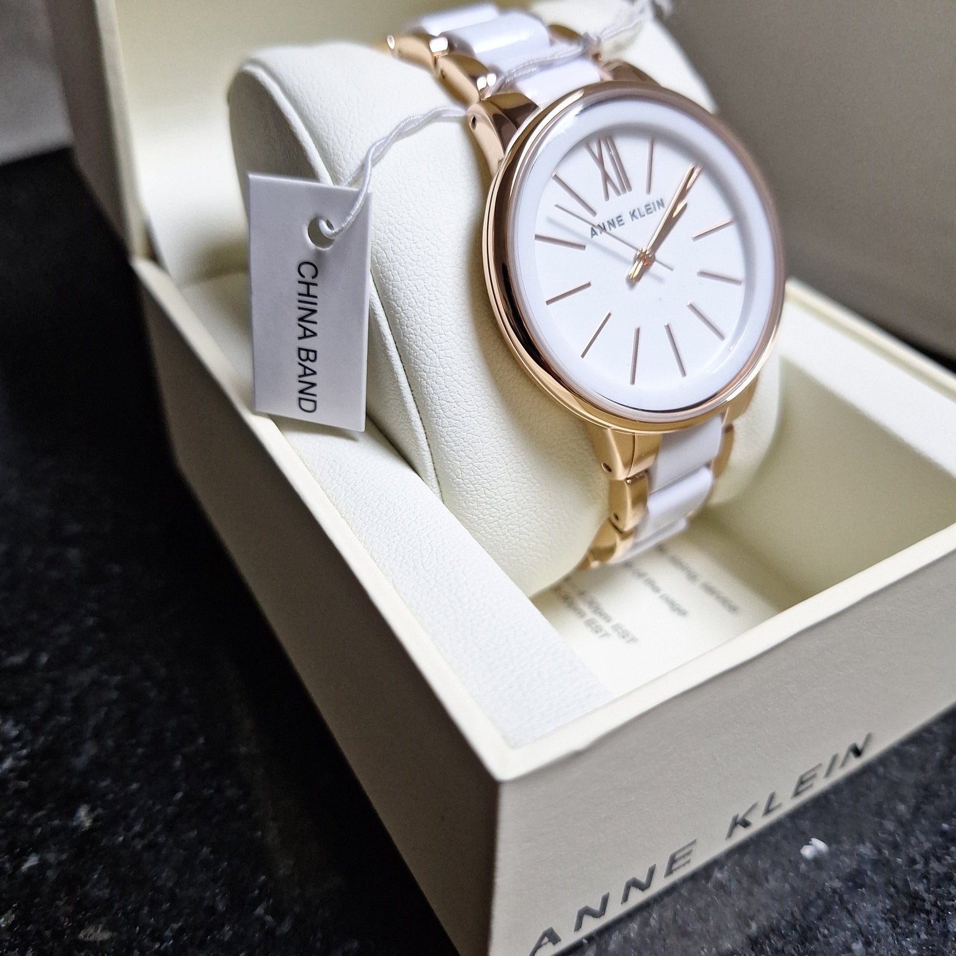 Anne Klein Women's Resin Bracelet Watch - czozo